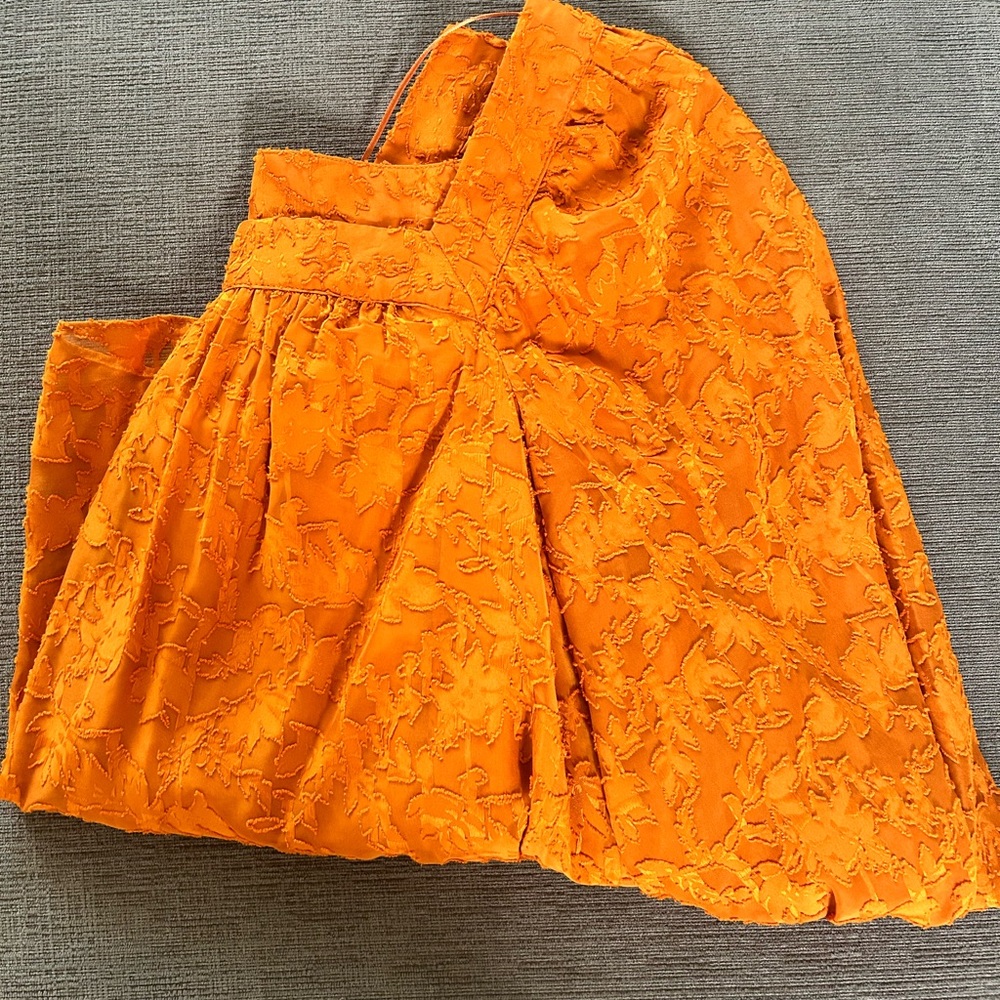 LC Lauren Conrad Women's Squareneck Peasant Boho Sheer Overlay Top